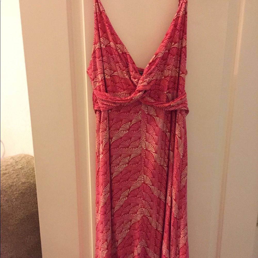Banana Republic Knot Front Jersey Tank Dress